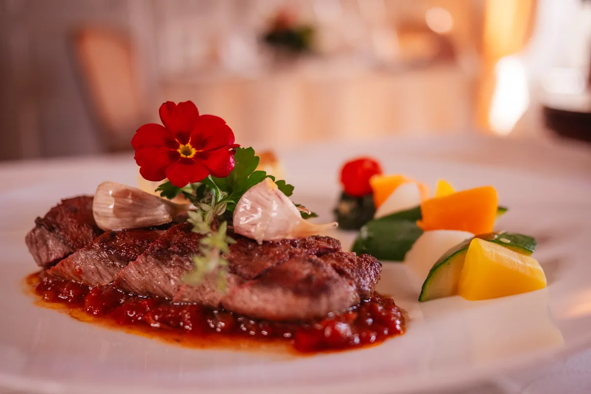 Carré d'agneau — Auberge Les Platanes Chéserex