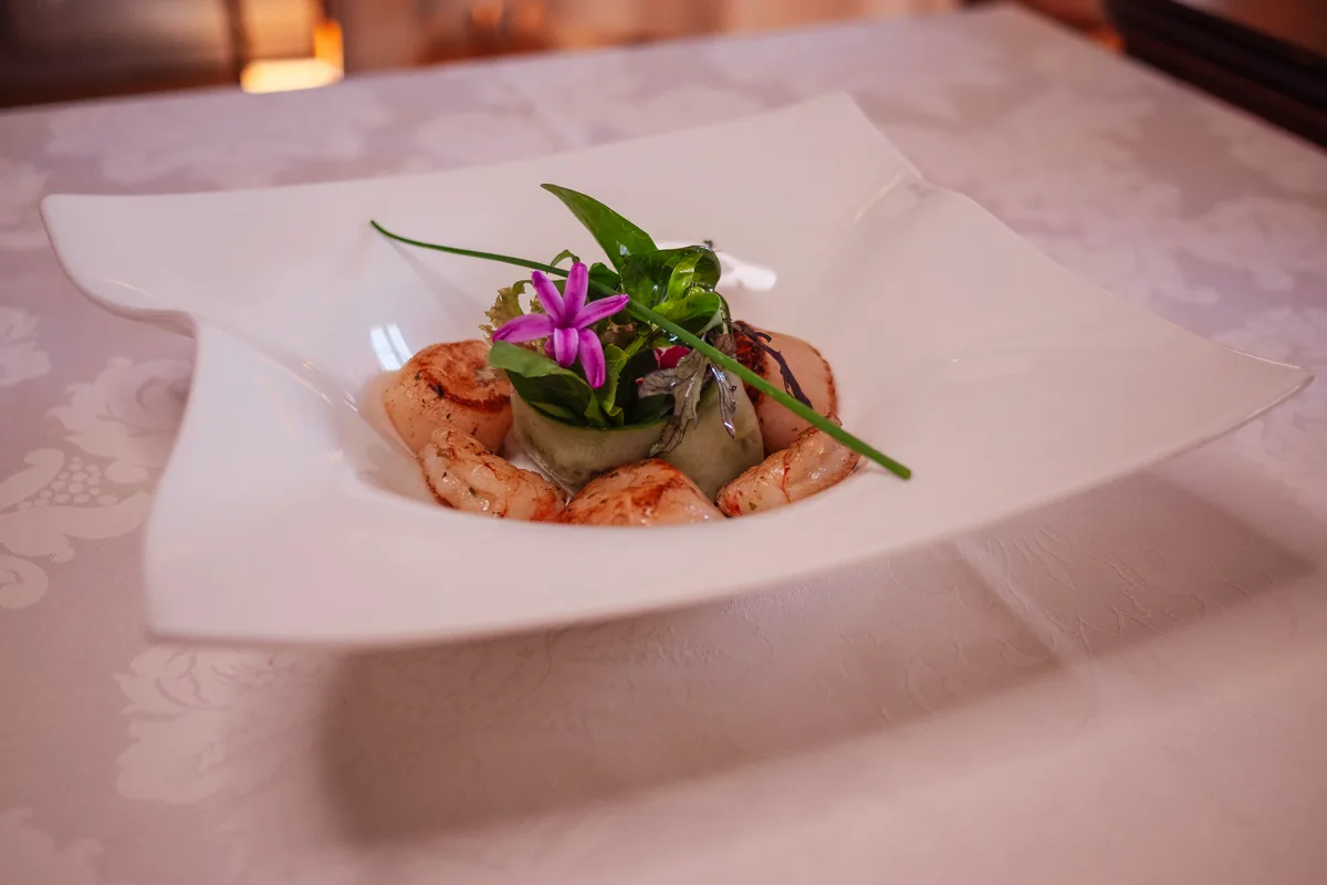 Noix de Saint-Jacques — Auberge Les Platanes Chéserex