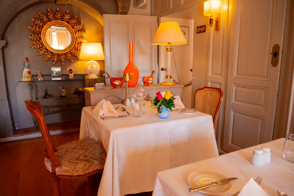 Salle Mont Blanc restaurant gastronomique — Auberge Les Platanes Chéserex
