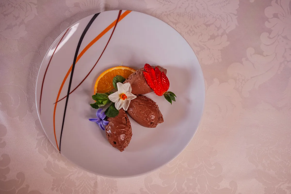 Sorbet au chocolat maison — Auberge Les Platanes Chéserex