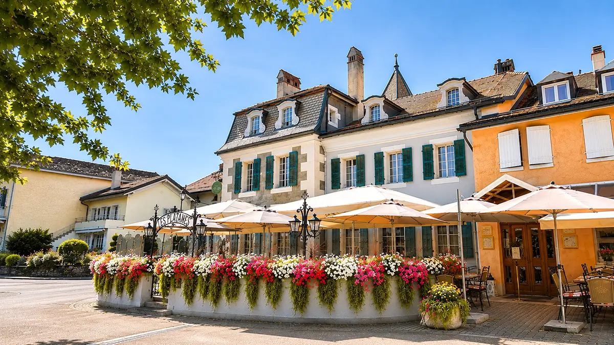 Restaurant — Auberge Les Platanes Chéserex